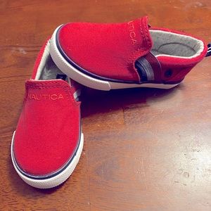 Nautica toddler slip on shoes. Size 5.